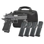 Springfield Armory Gear Pac 1911 DS Prodigy Compact Handgun 9mm Luger 15rd Magazines (4) 4.25″ Barrel Black Viridian Green Dot Bag