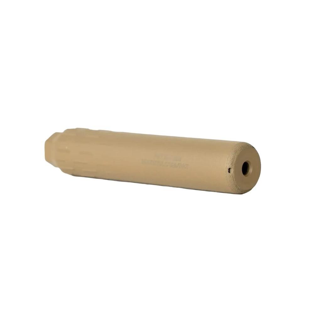 Huxwrx Flow 22 Ti Handgun Suppressor 22 LR 1/2×28 FDE