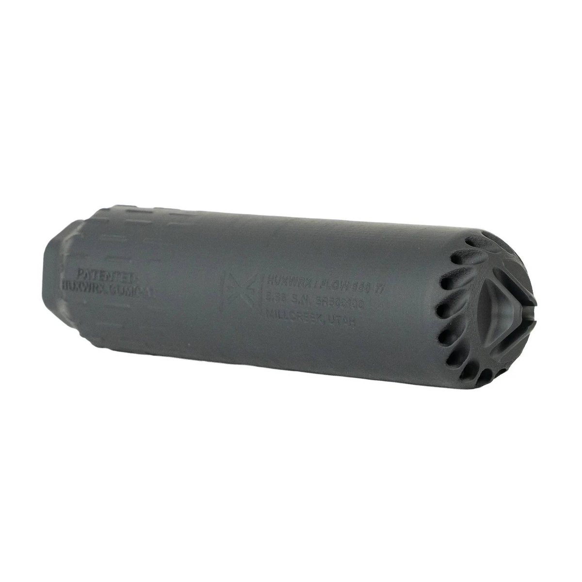 HUXWRX FLOW 556 Ti Direct Thread Suppressor w/Flash Hider 1/2×28 Black