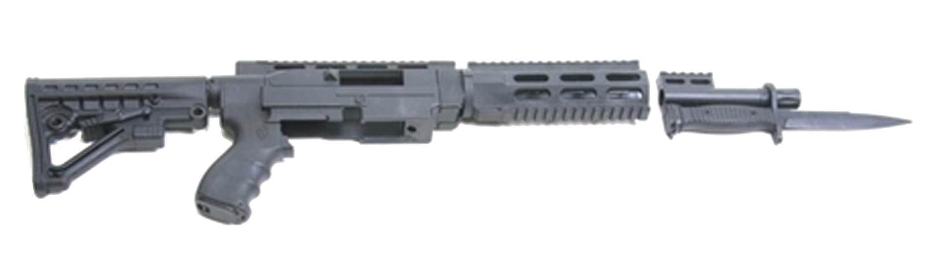 ProMag ARCHANGEL AA556R adjustable six-position stock – Black with Bayonet