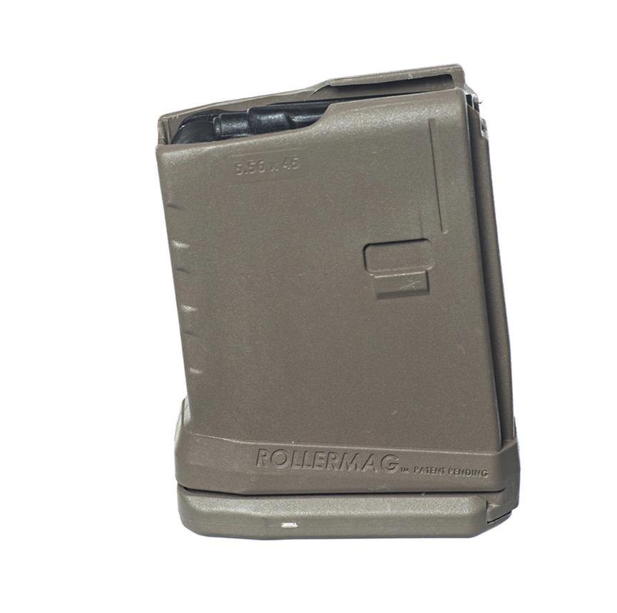 Promag AR-15 Polymer Magazine For AR-15 5.56mm Roller Follower – 5/rd Flat Dark Earth
