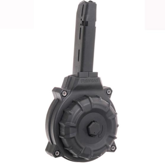 ProMag Handgun Magazine Drum Black Polymer For Glock 22 / 23 .40 S&W 50/rd
