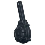 Promag Ruger P Series 9mm Handgun Magazine Black Polymer 50/rd Drum