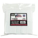Pro-Shot 3″ Square 100% Cotton Patches 500/ct