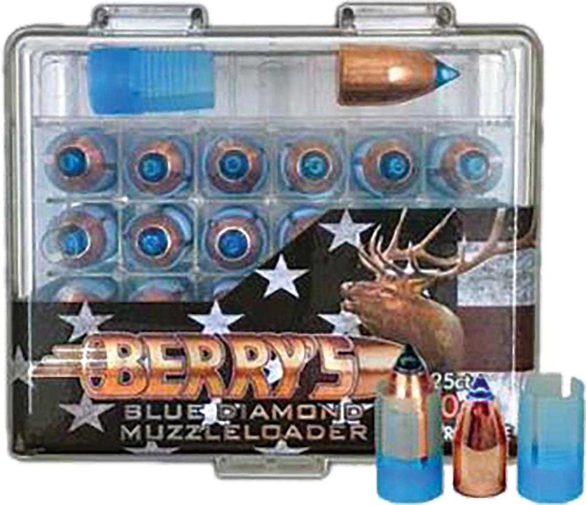 Berry’s Blue Diamond .50 Cal. Muzzleloader Bullets with Sabots 305 gr 25/ct