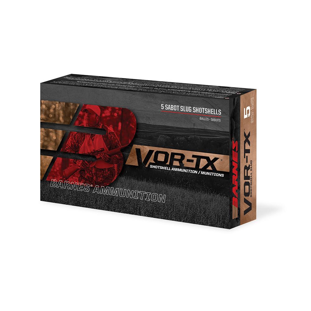 Barnes VOR-TX Shotshells 20ga 3″ 250gr 1850 Slug 5/ct