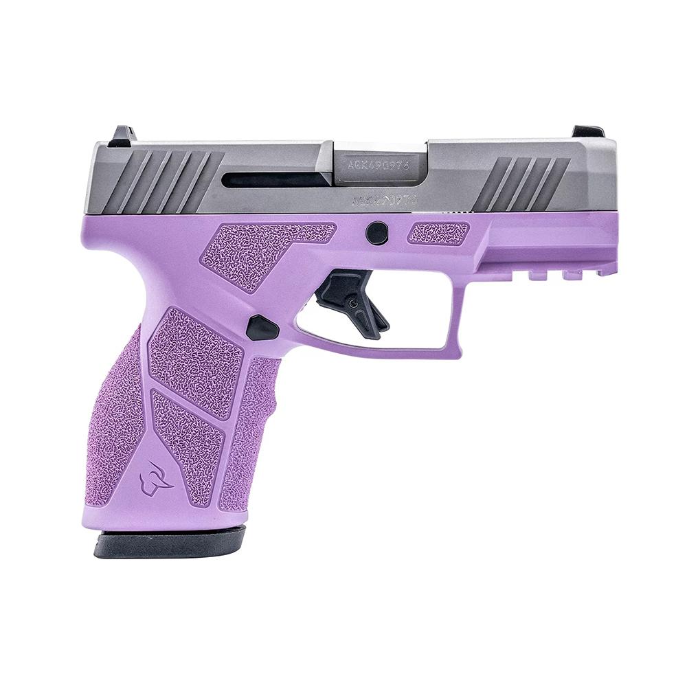 Taurus GX2 Handgun 9mm Luger 10rd Magazines (2) 3.38″ Barrel Light Purple Frame/Stainless Slide