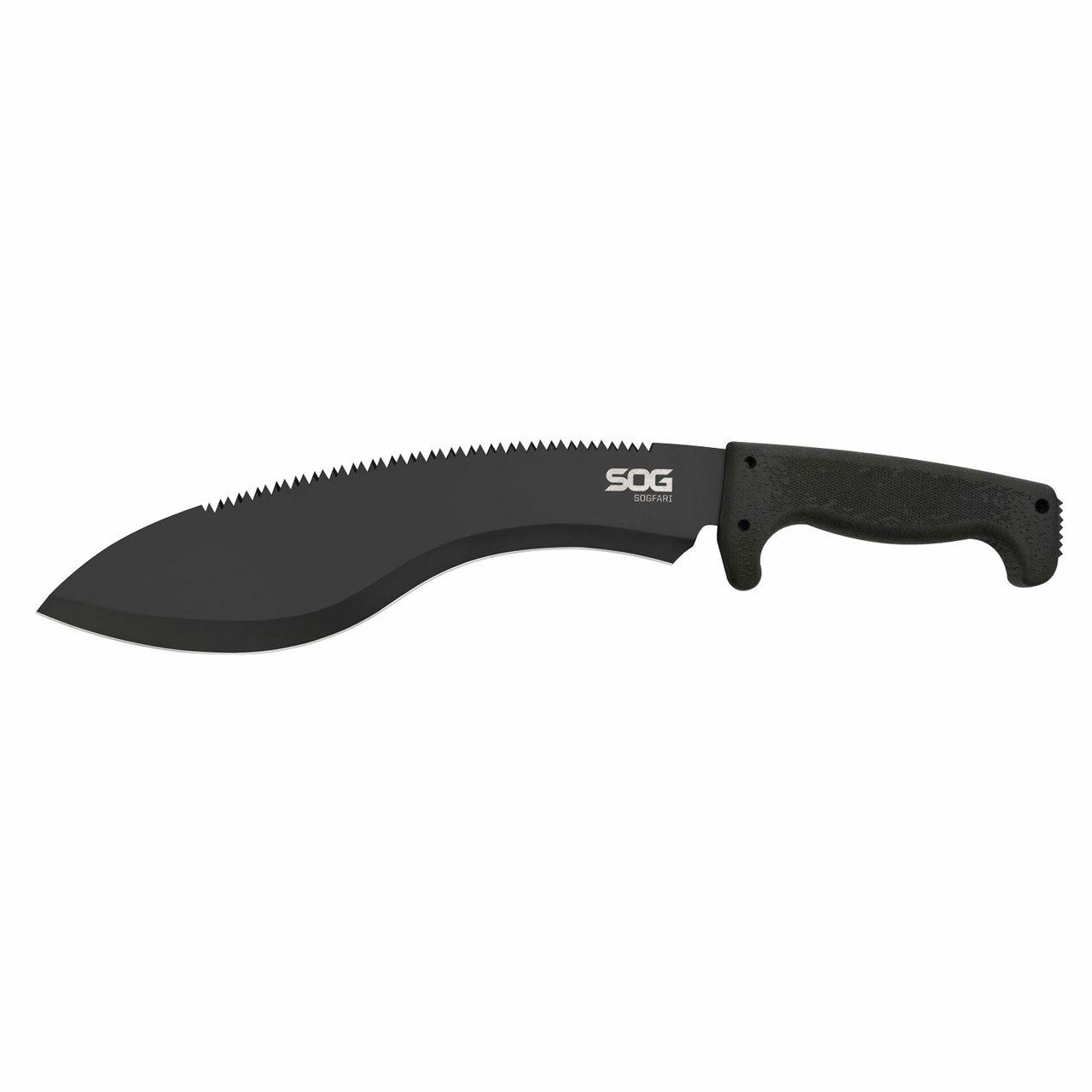 SOG SOGfari Kukri Machete 12″ Blade Black