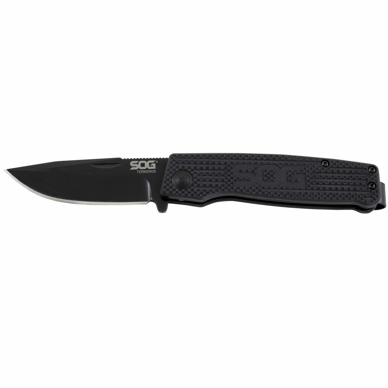 SOG Terminus Folding Knife 3″ Blade Black