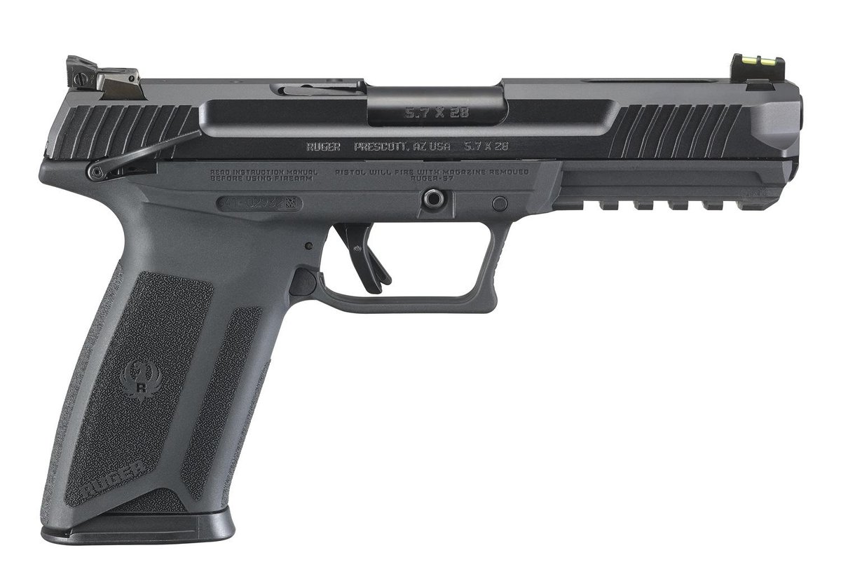 Ruger 57 Handgun 5.7x28mm 20rd Magazine 4.94″ Barrel Black