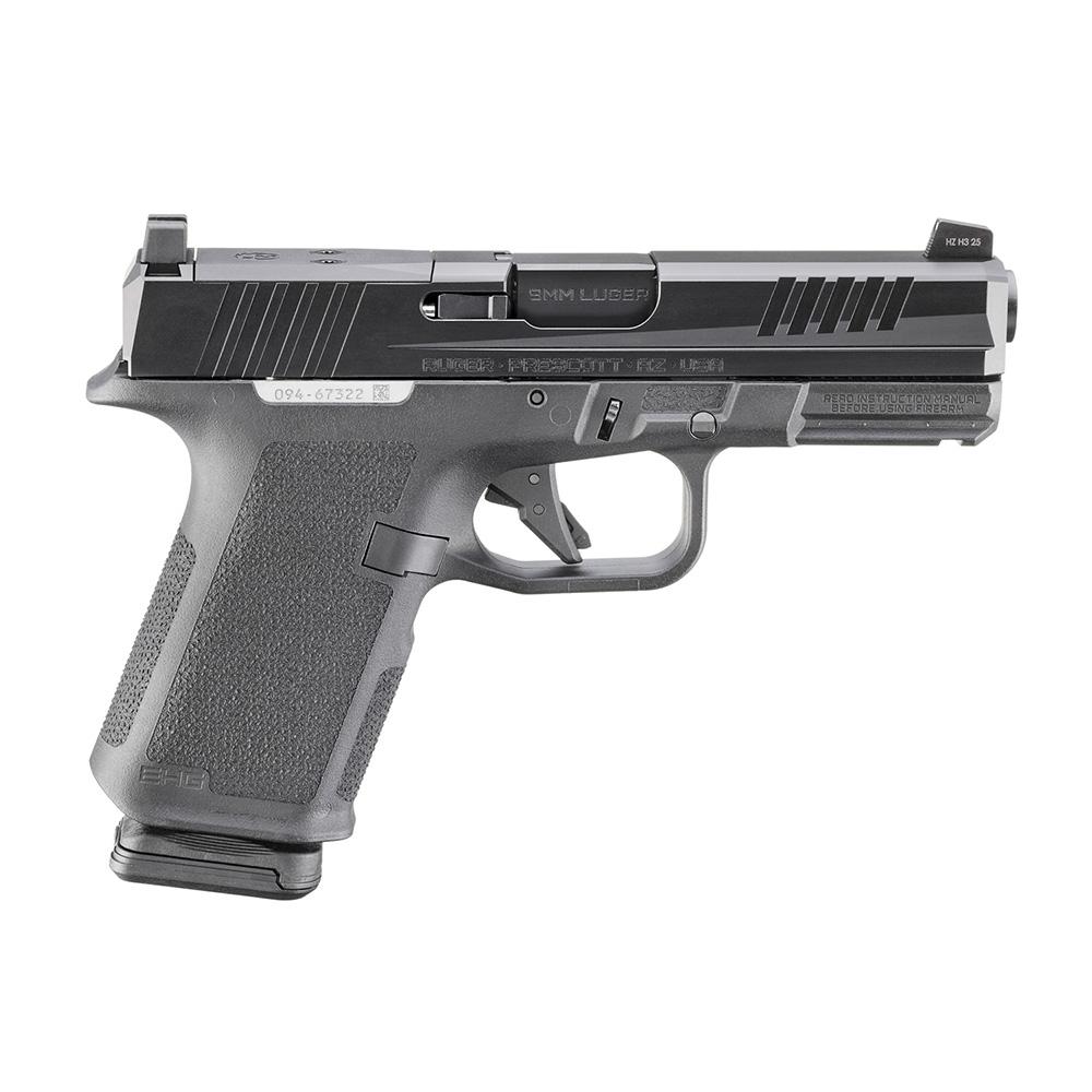 Ruger RXM Handgun 9mm Luger 15rd Magazines(2) 4″ Barrel Black Poly Frame Front Night Sight