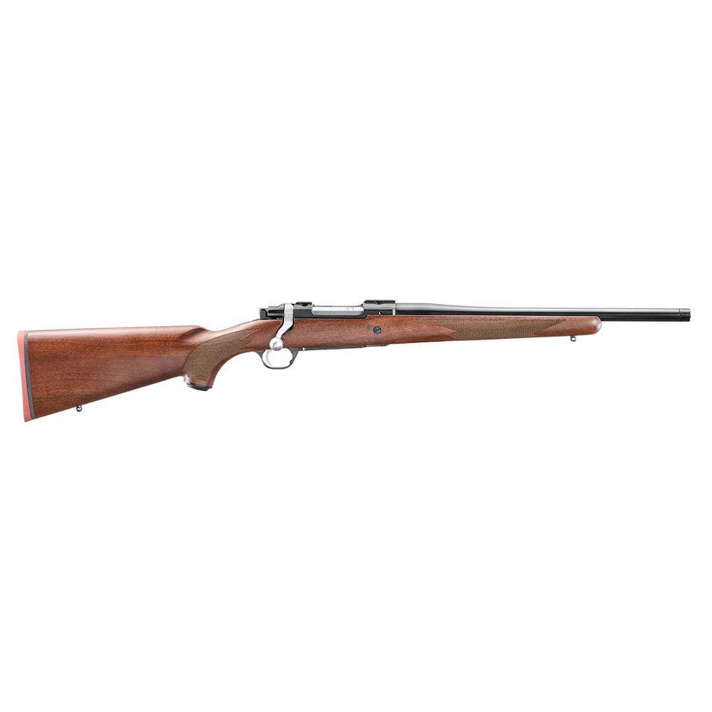 Ruger Hawkeye Hunter Rifle .308 Win 4rd Magazine 16.6″ 5/8×24 Threaded Barrel Walnut Blued