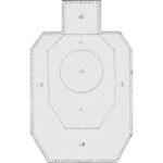 Speedwell Official IDPA Targets Paper Target  100/Pack