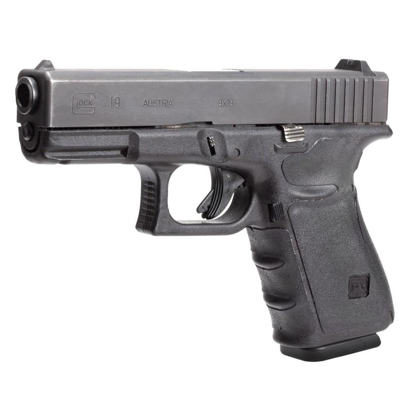 Hogue Wrapter Rubber Adhesive Grip for GLOCK Gen 3 Models 17 17L 18 22 24 31 34 35 37 – Black