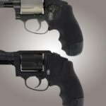 Hogue S&W J Frame Round Butt Centennial/Polymer Bodyguard Rubber Tamer Grip – Black