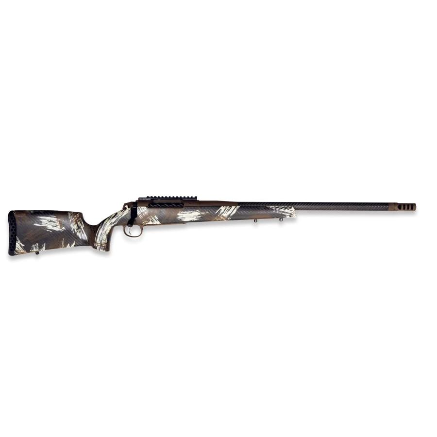 Weatherby 307 Alpine CT Rifle 7mm Backcountry 5rd Capacity 20″ Barrel Brown and Backpack Brushed Sponge Stock