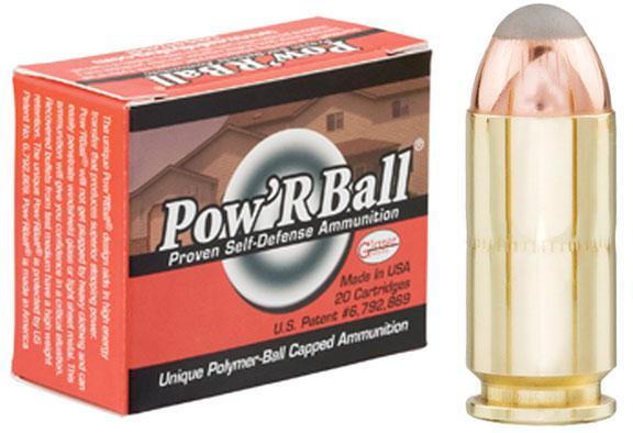 Glaser Pow’RBall Handgun Ammunition .40 S&W 135 gr JHP 1325 fps 20/box