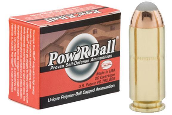 Glaser Pow’RBall Handgun Ammunition 10mm Auto 135 gr JHP 1400 fps 20/box