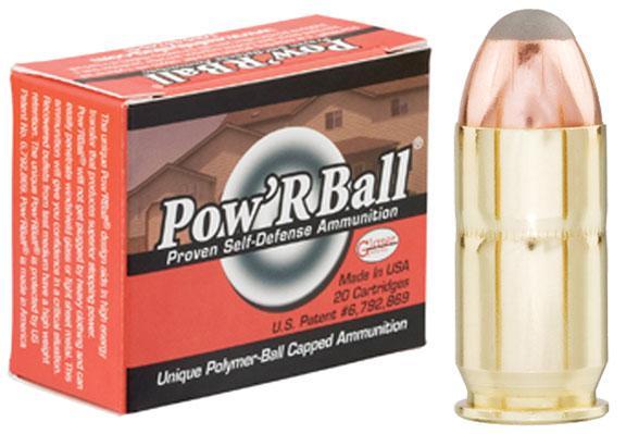 Glaser Pow’RBall Handgun Ammunition  .45 ACP 165 gr JHP 1225 fps 20/box