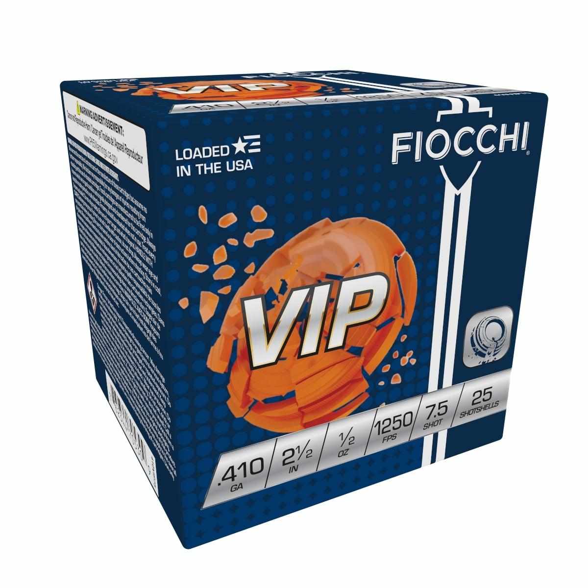 Fiocchi Premium Target Loads .410 ga 2 1/2″ 1/2 oz #7.5 1250 fps 25/ct