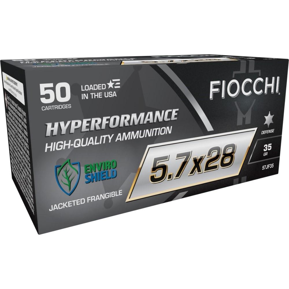 Fiocchi Hyperformance Defense Handgun Ammunition 5.7×28 FN 35gr FG 1750 fps 50/ct
