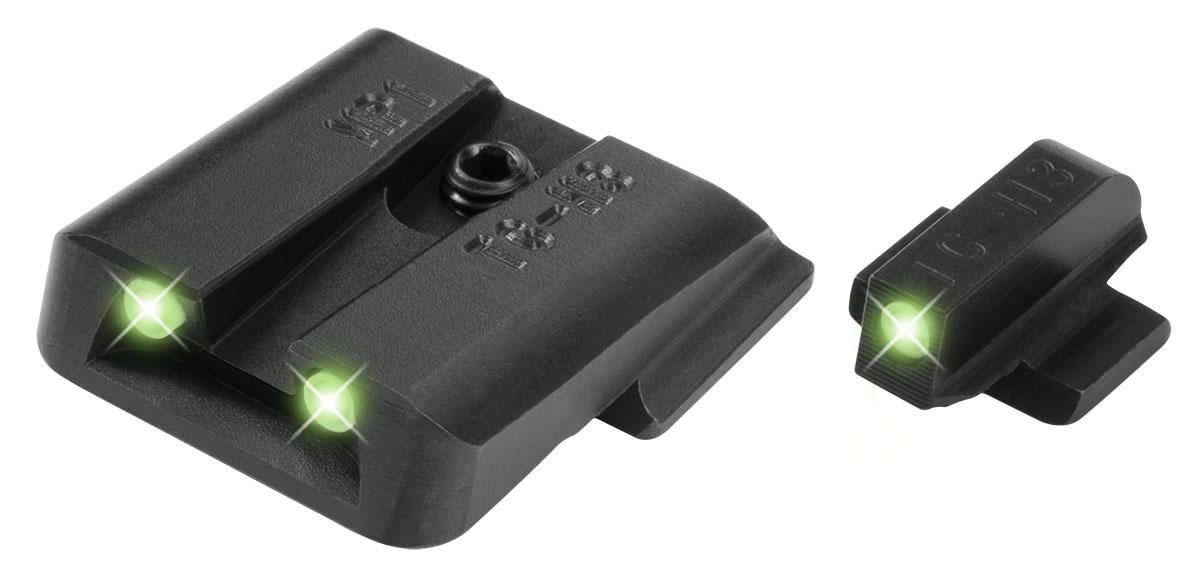 Truglo Tritium Pro Night Sights Fit S&W Bodyguard .380 – White Outline Front/Green Rear