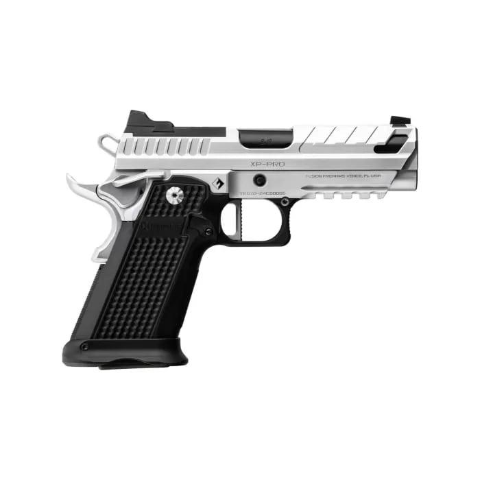 Fusion Firearms XP Pro 9 Handgun 9mm Luger 17rd magazines(2)  4” Barrel RMR Optic Ready Chrome
