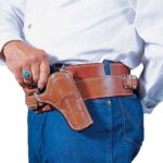 DeSantis Doc Holliday Cross Draw Holster for Colt SAA 3.5″ Tan RH