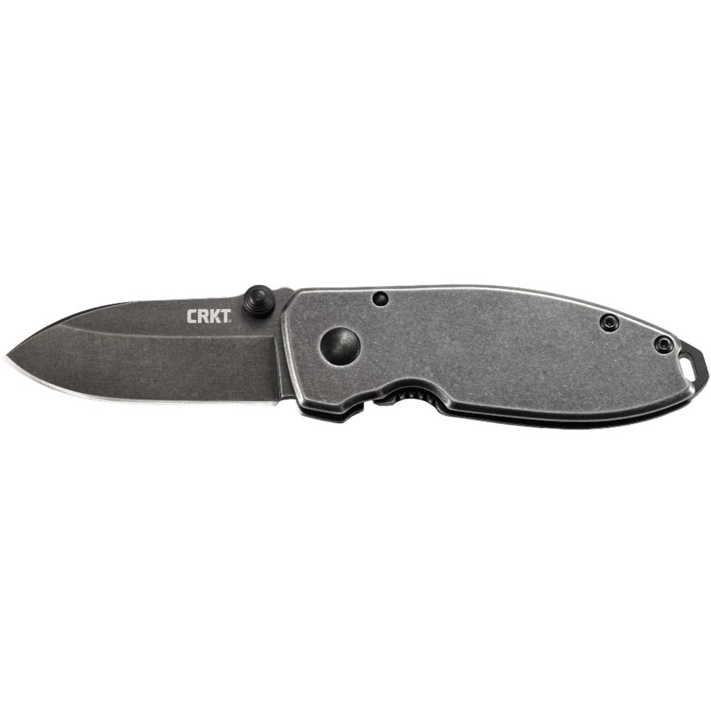 CRKT Squid Black Stonewash Knife 2-1/5″ Drop Point Blade