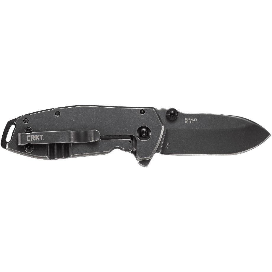 CRKT Squid Assisted Black Folding Knife Assisted Opening 2 3/8″ Blade Black