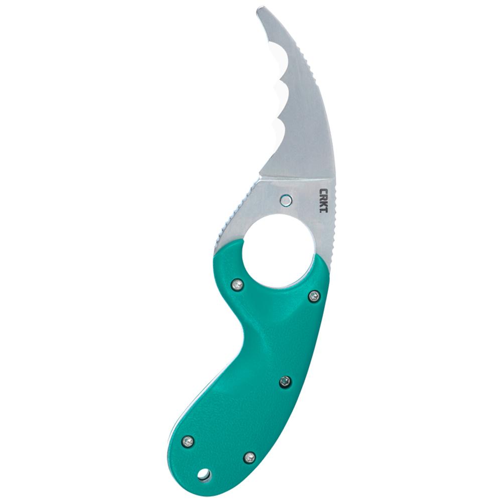 CRKT Bear Claw Fixed Knife 2-2/5″ Hawkbill Blade Green