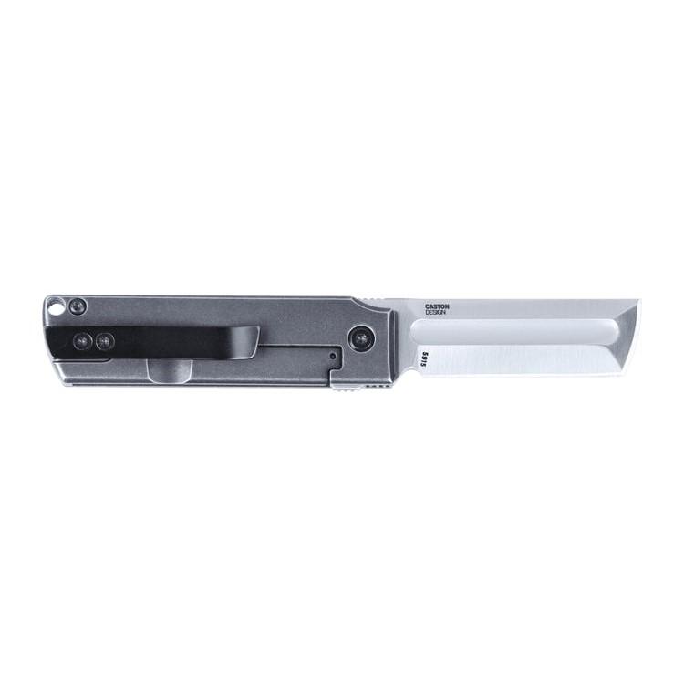 CRKT MinimalX Folding Knife 2-1/5″ Cleaver Blade Grey