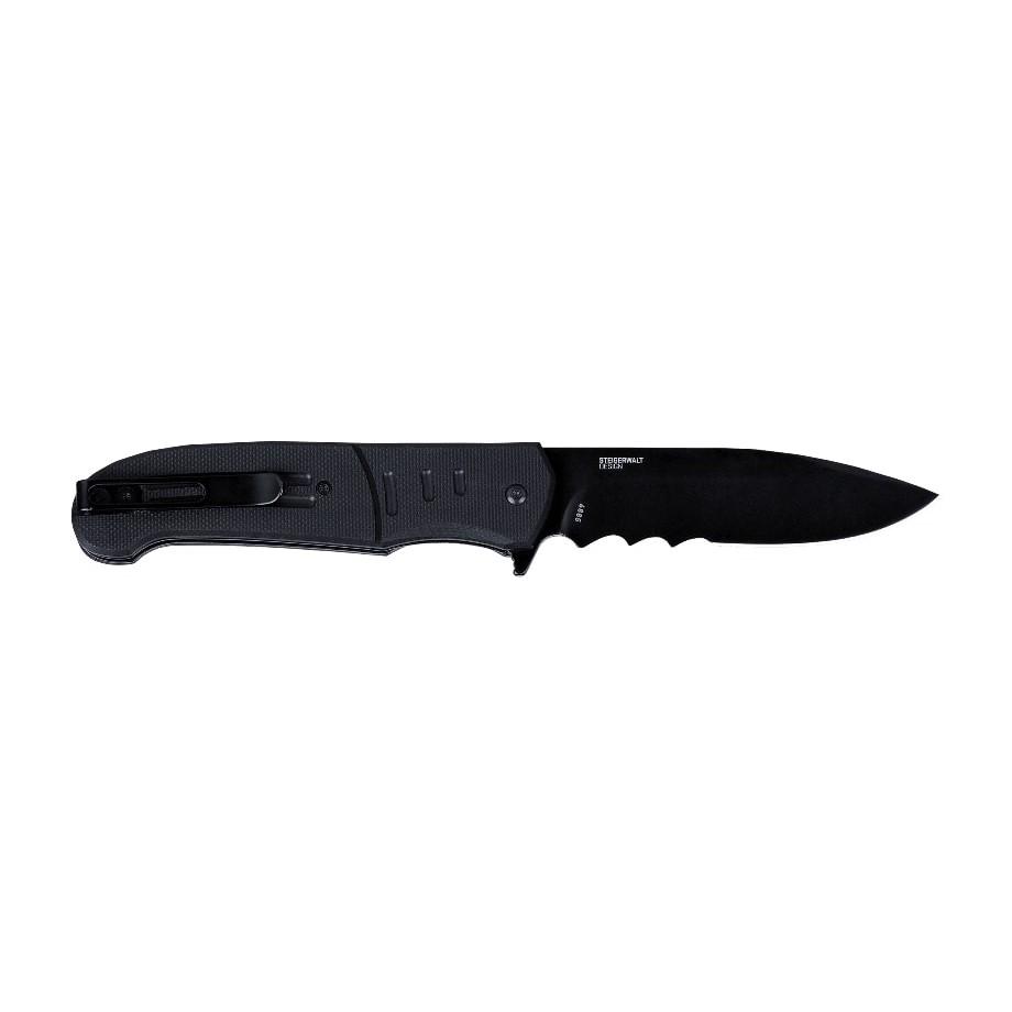 CRKT Ignitor Assisted Folding Knife 3-1/2″ Drop Point Blade Black with Veff Serrations