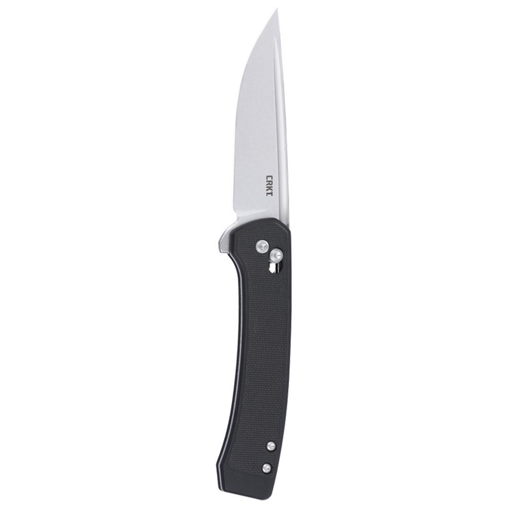 CRKT Q Compact Folding Knife 3″ Drop Point Blade Black