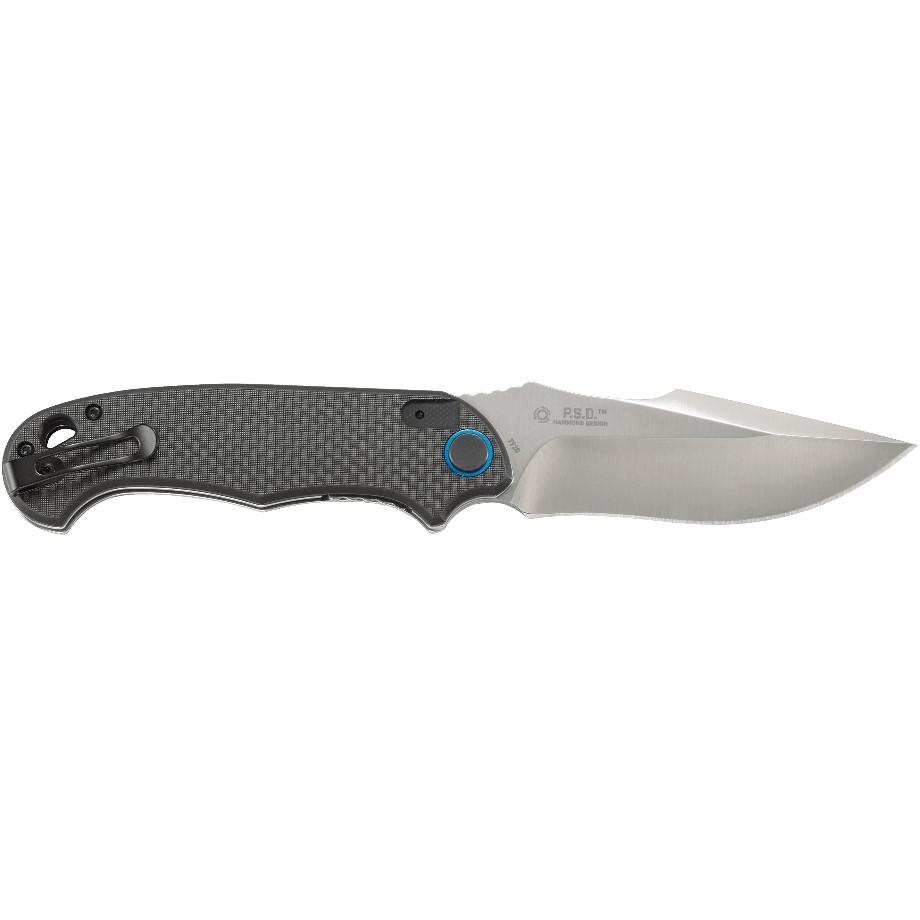 CRKT P.S.D. (Particle. Separation. Device.) Folding Knife Assisted Opening 3 5/8″ Blade Carbon Fiber