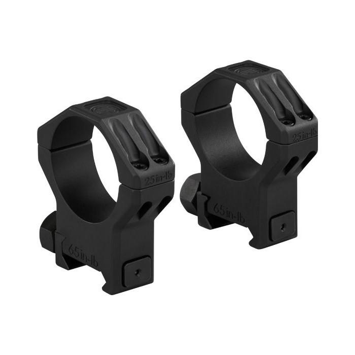 Sig Sauer Alpha6 Scope Ring Set 34mm High Profile 1.12″ Al Matte Black