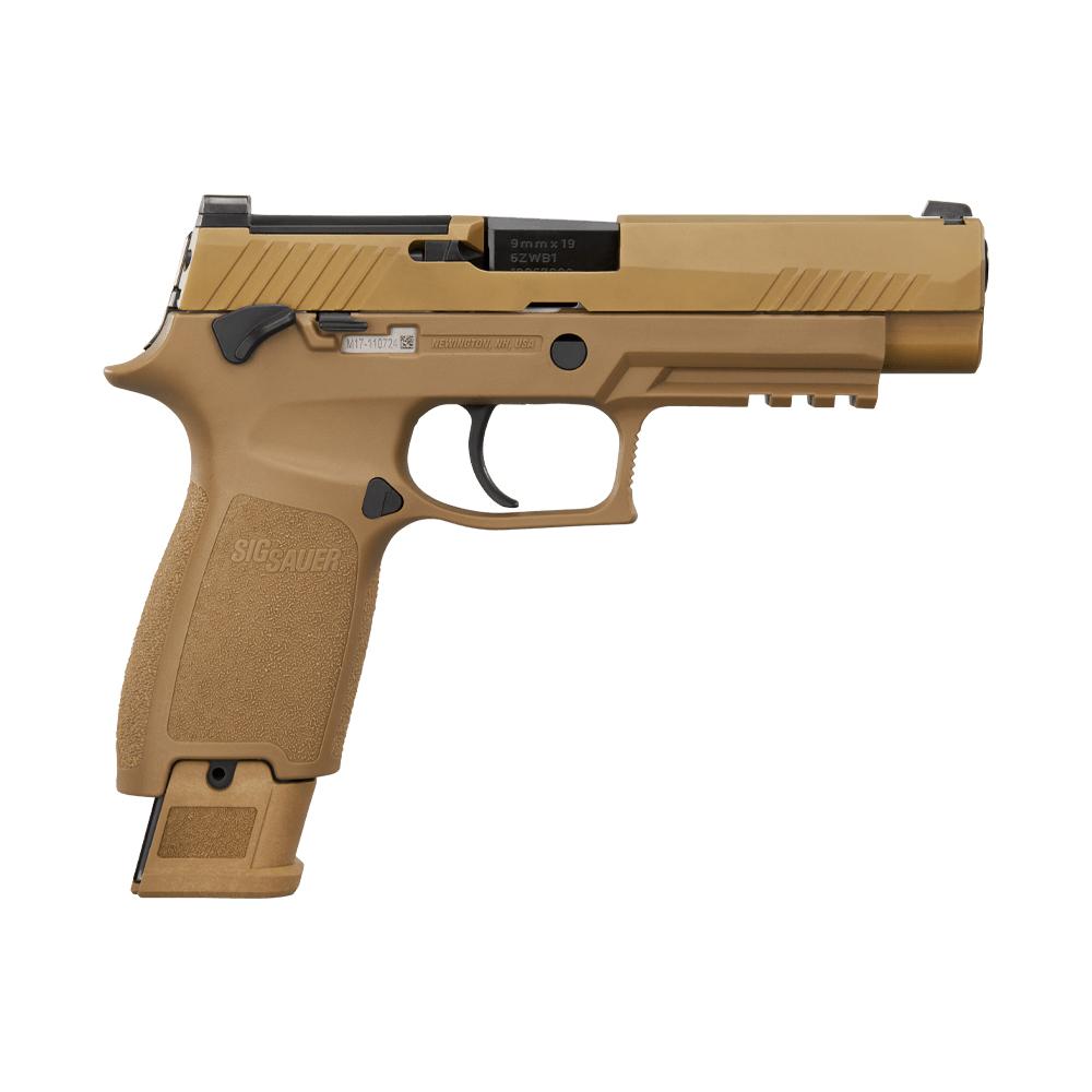 Sig Sauer M17 Coyote OR Handgun 17(1) &21(2)rd Magazines 4.7″ Barrel Manual Safety