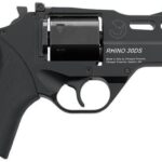 Rhino Revolver 30DS .357 Mag 3″ Black with 3 moon clips 6 round