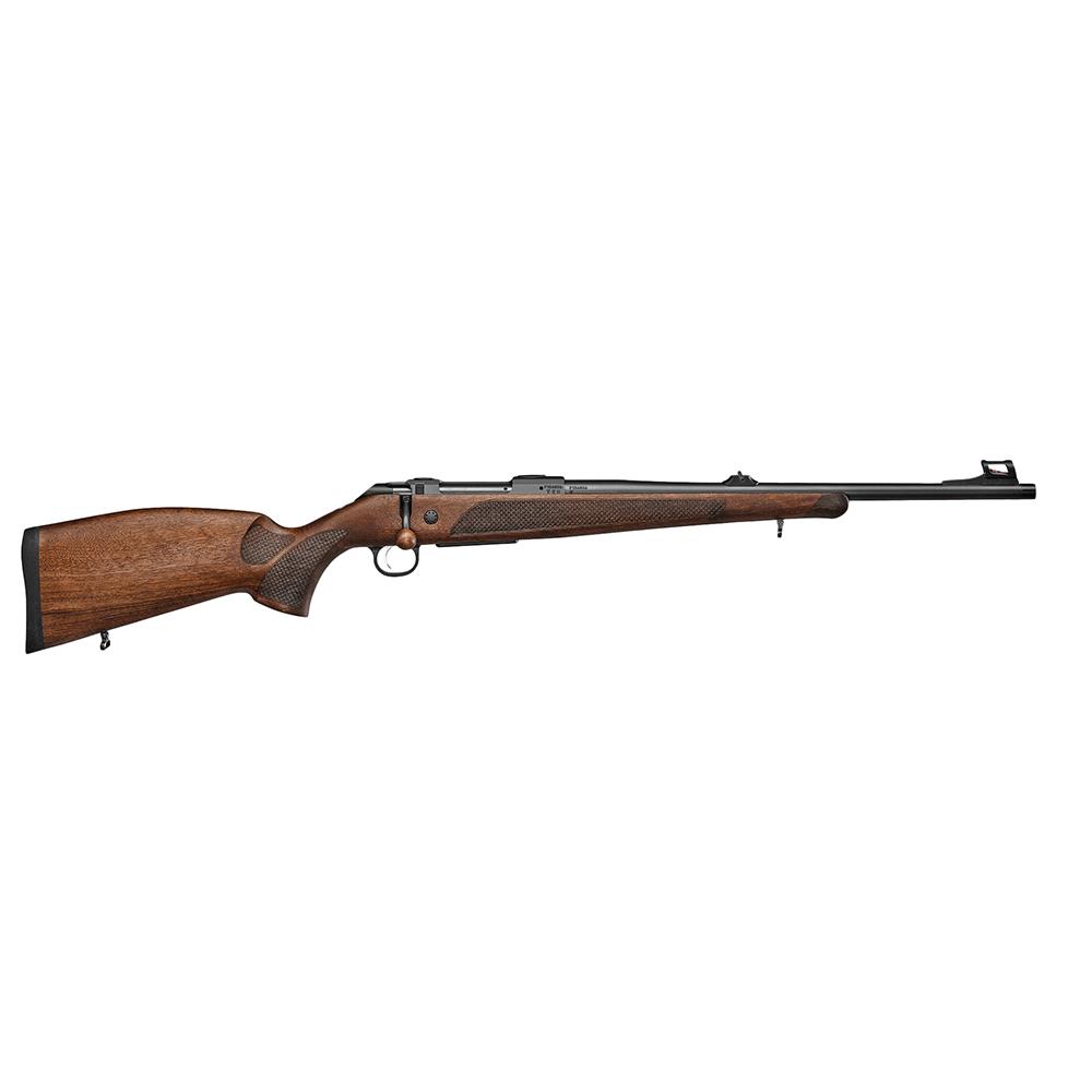 CZ 600 ST3 LUX Rifle .300 Win Mag 3rd Magazine 24″ Threaded Barrel Walnut Stock Adjustable Rear/Fiber Optic Front Sights