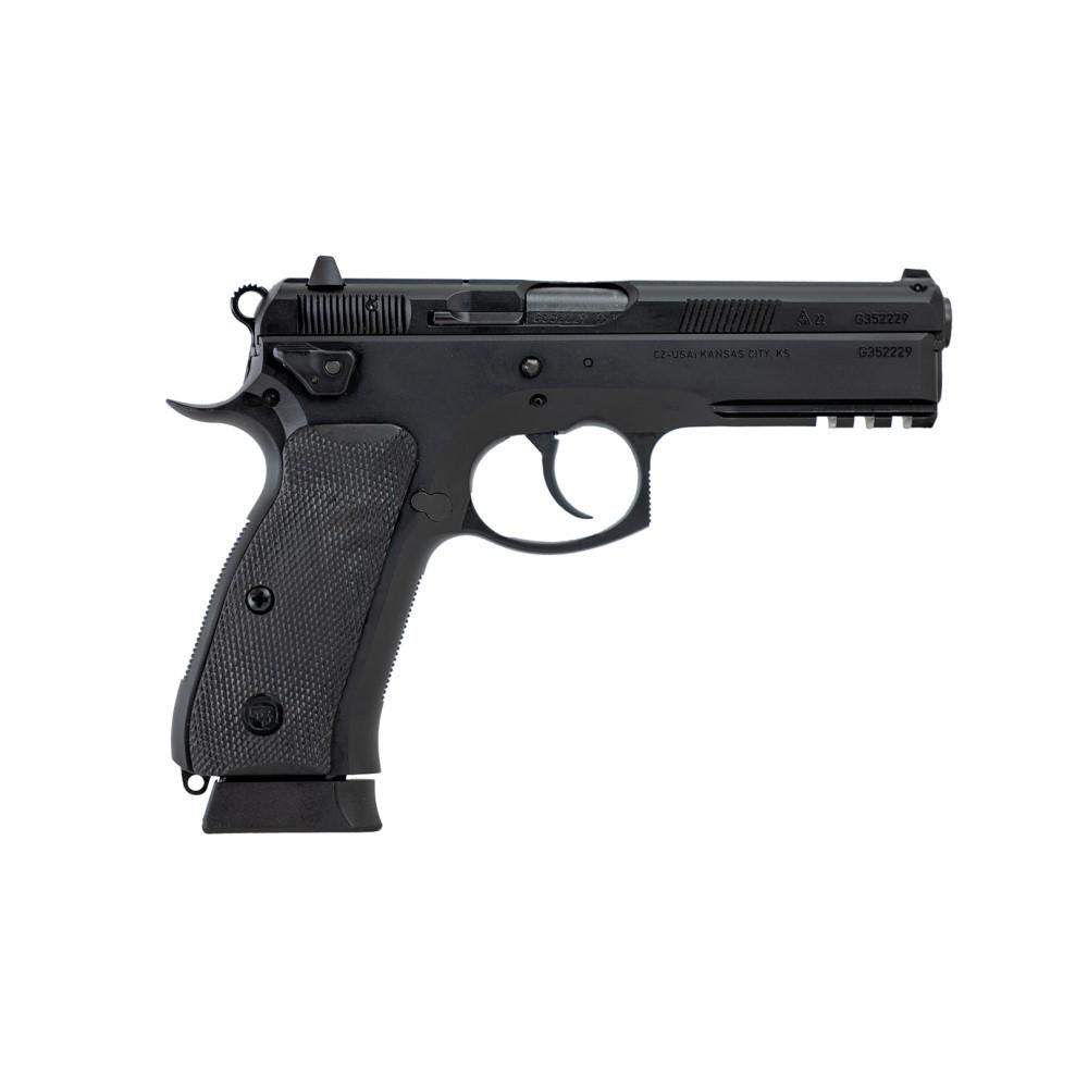 CZ USA 75 SP-01 Tactical Handgun 9mm Luger 10rd Magazine 4.6″ Barrel Black Ambi Decocker