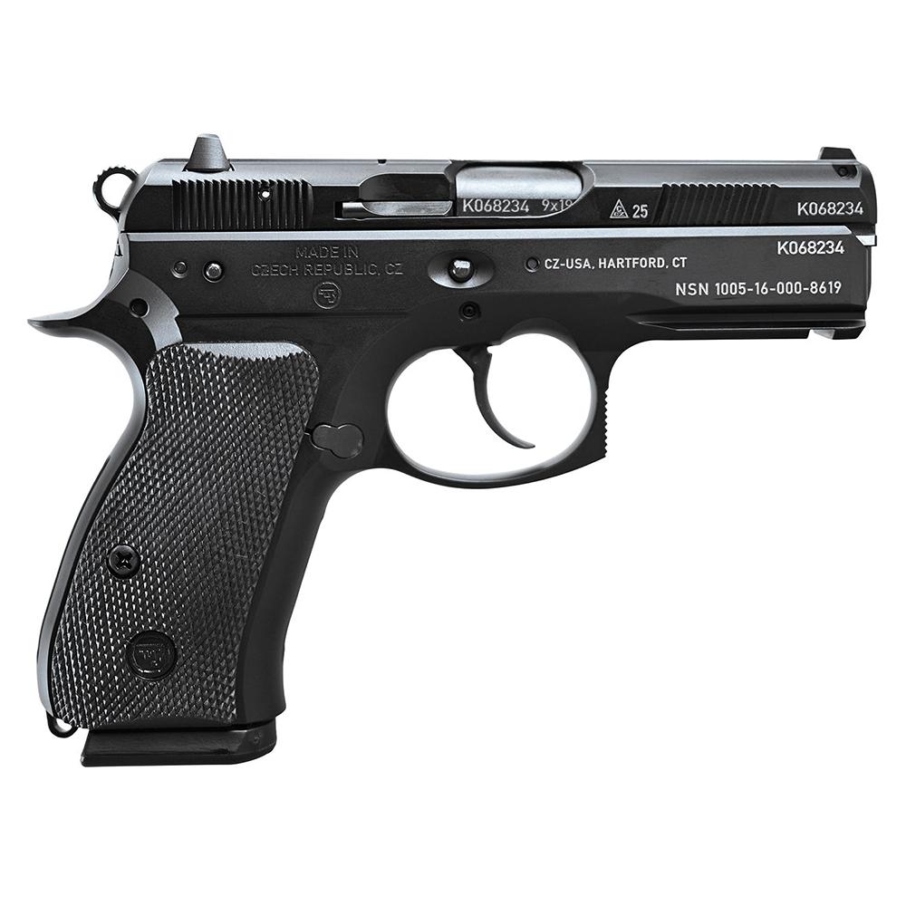 CZ USA 75 P-01 50th Anniversary Handgun 9mm Luger 15rd Magazines (2) 3.75″ Barrel Black