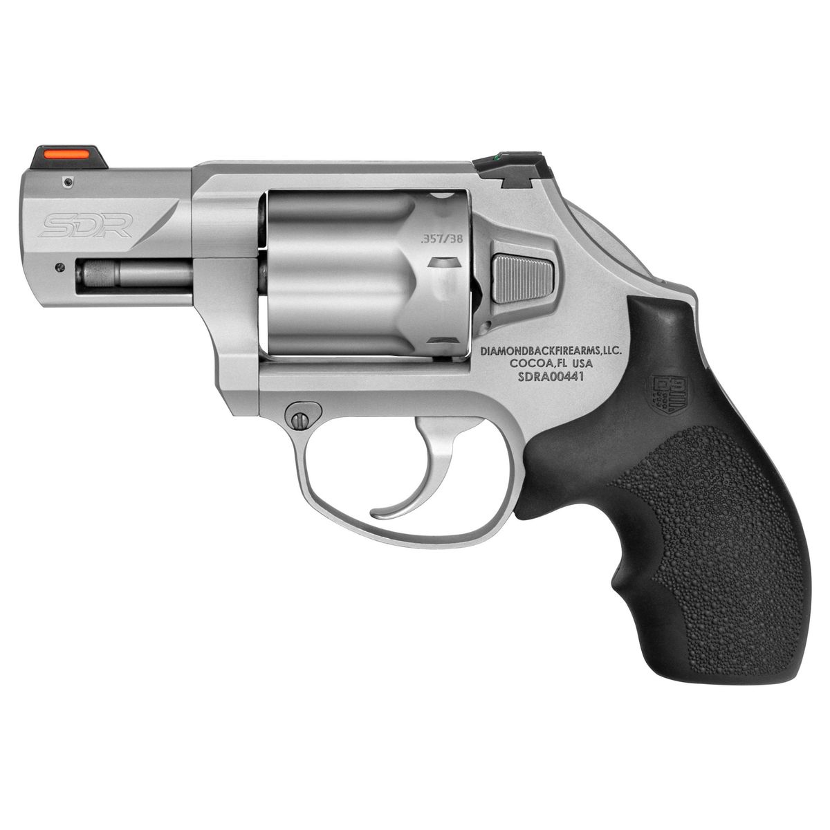 Diamondback SDR Handgun .357 Mag/.38 Spl (+P) 6rd Capacity 2″ Barrel DA Matte Stainless Finish