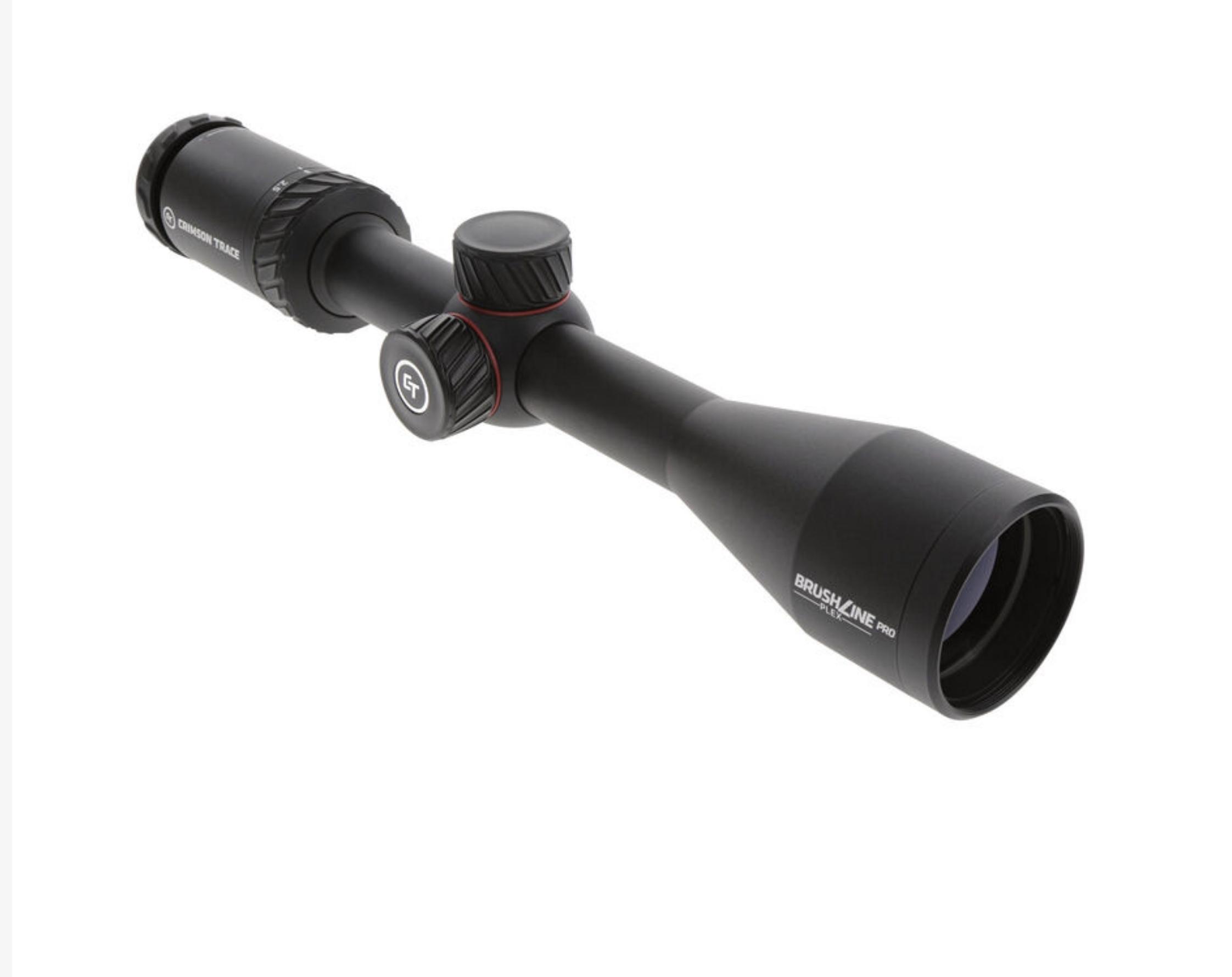 Crimson Trace Brushline Pro Rifle Scope – 2.5-10x42mm 1″ SFP Plex Non-llum