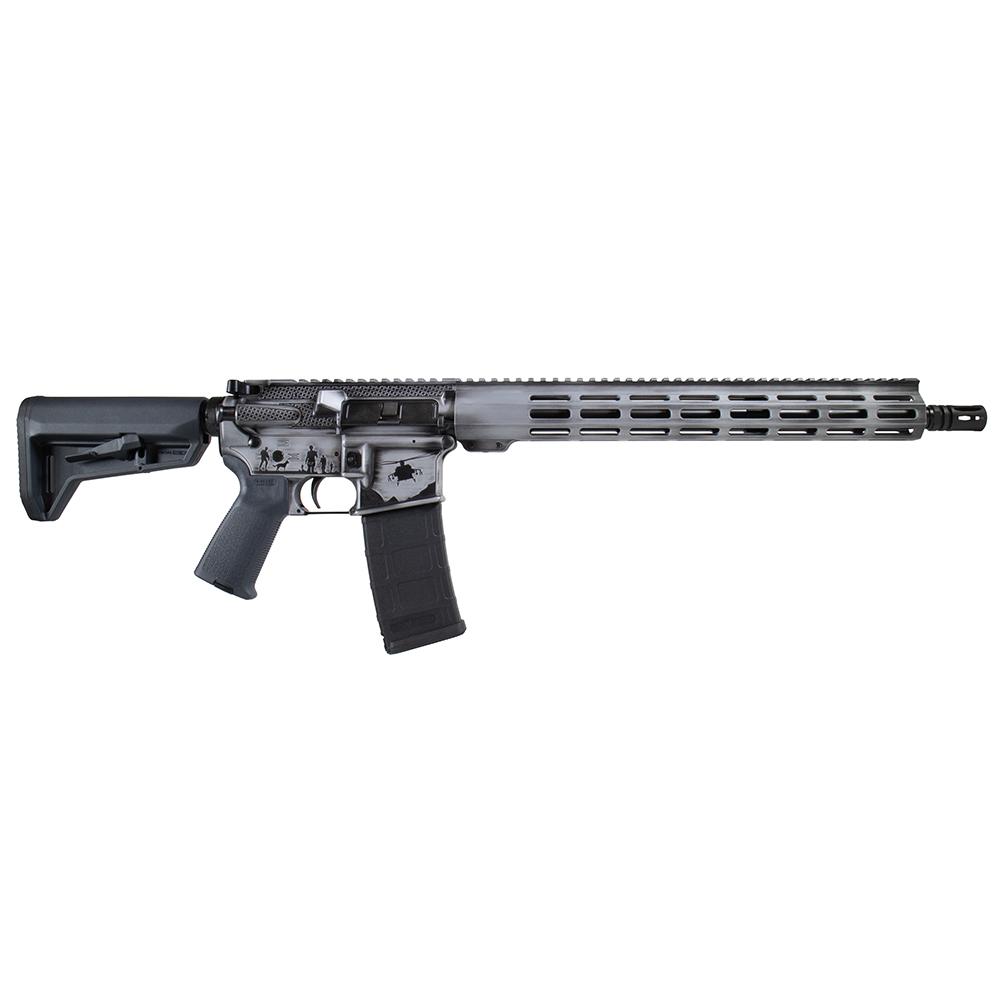 Shark Coast Tactical “Armed Forces Grey” AR-15 Rifle 5.56mm 30rd Magazine 16″ Barrel 15″ MLOK Handguard
