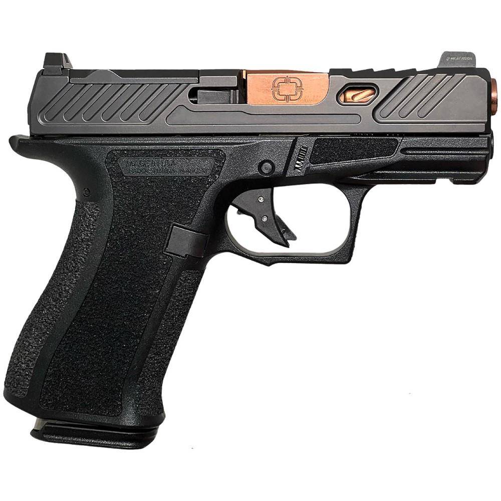 Shadow Systems CR920X Crossover Subcompact Handgun 9mm Luger 15rd Magazines (2) 3.41″ Bronze Barrel Black