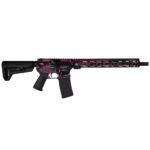 Shark Coast Tactical “Anime- Black Cherry” Rifle 5.56mm 10rd Magazine 16″ Barrel 15″ MLOK Handguard California Compliant
