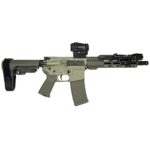 Shark Coast Grassy Knoll AR Pistol Bundle 5.56mm 30rd Magazine 10.5” Threaded Barrel Vortex Sparc Red Dot Streamlight ProTac SBA3 Brace