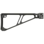 Midwest Industries Picatinny Side Folding Fixed Extruded Stock Black