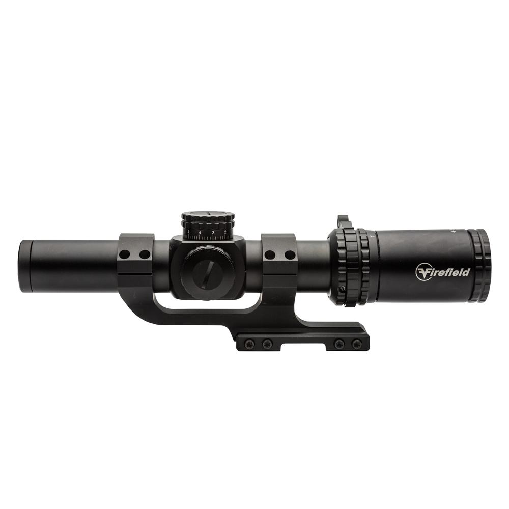 Firefield RapidStrike AR-15 Rifle Scope 1-6x24mm SFP Illum. Circle Dot 30mm Tube – Matte