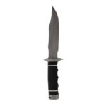 SOG Knives Tech Bowie Knife 6-2/5″ Fixed Clip Point Blade Black Box